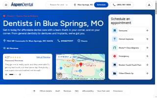Aspen Dental - Blue Springs website