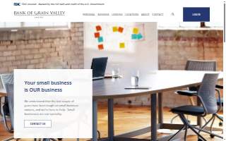 Bank of Grain Valley website