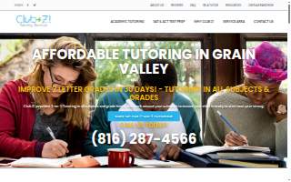 Club Z! In-Home Tutoring of Jackson County website