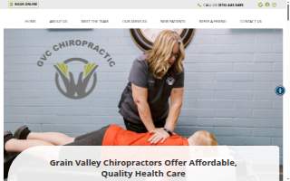 Grain Valley Chiropractic website
