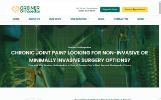 Greiner Orthopedics - Dr. Robert Greiner II of Grain Valley website