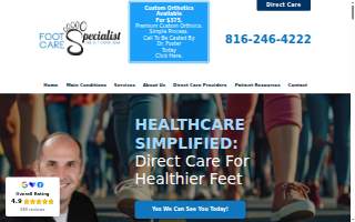 Joel D. Foster, DPM, Lee's Summit Foot & Ankle Doctor website