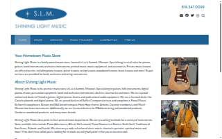 Shining Light Music website