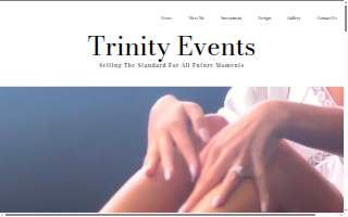 Trinity Events KC of Grain Valley website