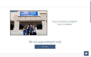 Valley Mattress Company & More website