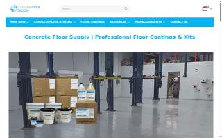 Concrete Floor Supply website