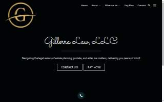 Gillerra Law, LLC website