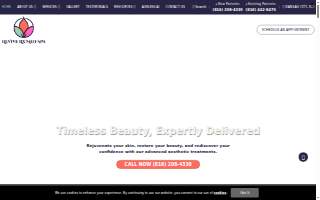 ReVive RX Med Spa website