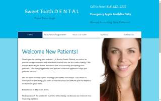 Sweet Tooth Pediatric Dentistry & Orthodontics website