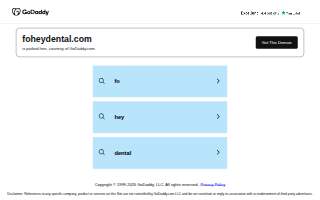 Fohey Dental website