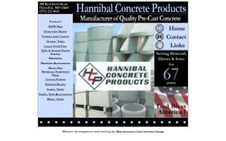 Hannibal Concrete Products Inc website