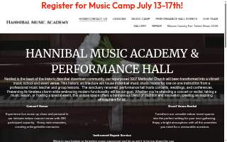 Hannibal Music Academy & Performance Hall website