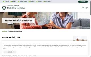 Hannibal Regional Hospital Home Care website