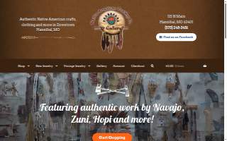 Native American Trading Co website