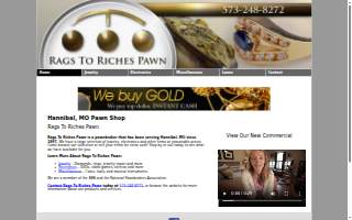 Rags To Riches Pawn Shop website