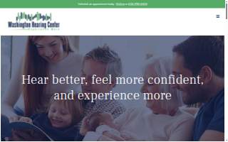 Washington Hearing Center website