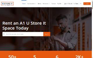 A1 U Store It website