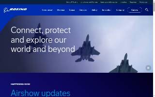 Boeing Support Systems website