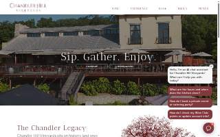 Chandler Hill Vineyards website