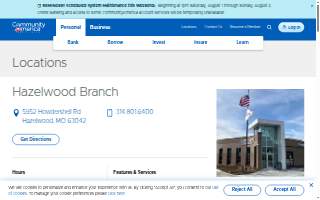 CommunityAmerica Credit Union of Hazelwood website