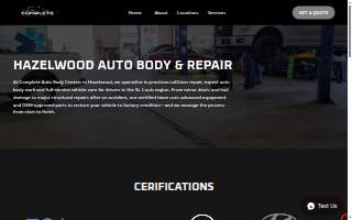 Complete Auto Body & Repair of Hazelwood website