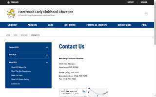 Hazelwood West Early Childhood Education Center website