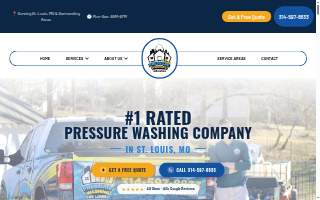 PRESSURE WASHING ST. LOUIS of Hazelwood website