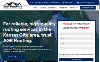 AGR Roofing LLC website