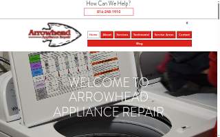 Arrowhead Appliance Repair of Independence website