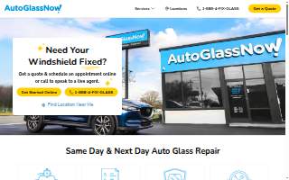 Auto Glass Now of Independence website