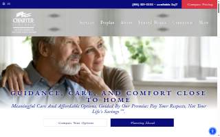 Charter Funerals website