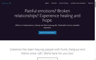 Diakonos Counseling website