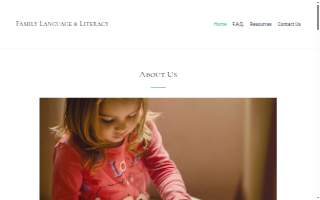 Family Language and Literacy website