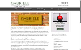 Gabriele Law Firm, LLC website