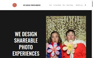 Get Social Photo Booths website