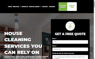 Green Steam Maids LLC website