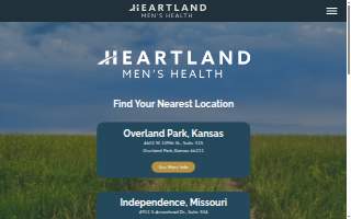 Heartland Men's Health - Independence website