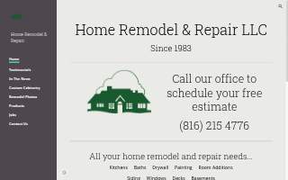 Home Remodel & Repair LLC website