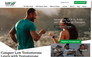 Low T Center Independence | Men's Health & TRT Clinic website
