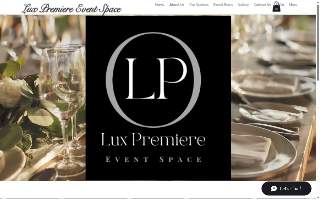 Lux Premiere Event Space website