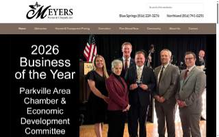 Meyers Funeral Chapel Northland website