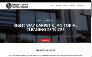 R & W Carpet Cleaning & Water Extraction website