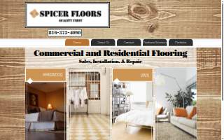 Spicer Floors website