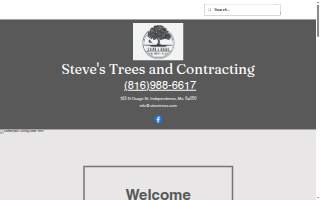 Steve’s Trees and Contracting website