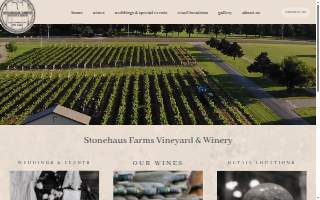 Stonehaus Farms Winery website