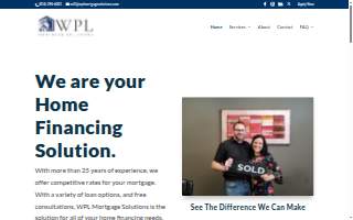 WPL Mortgage Solutions of Independence website