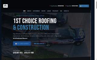 1st Choice Roofing & Construction website