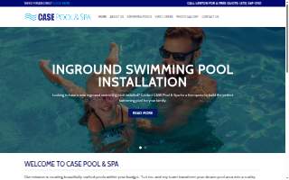 Case Pool & Spa website