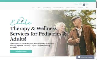 Elite Therapy & Wellness website