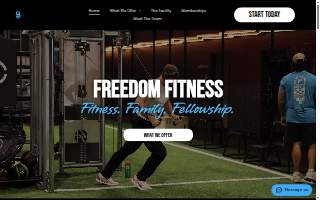 Freedom Fitness website